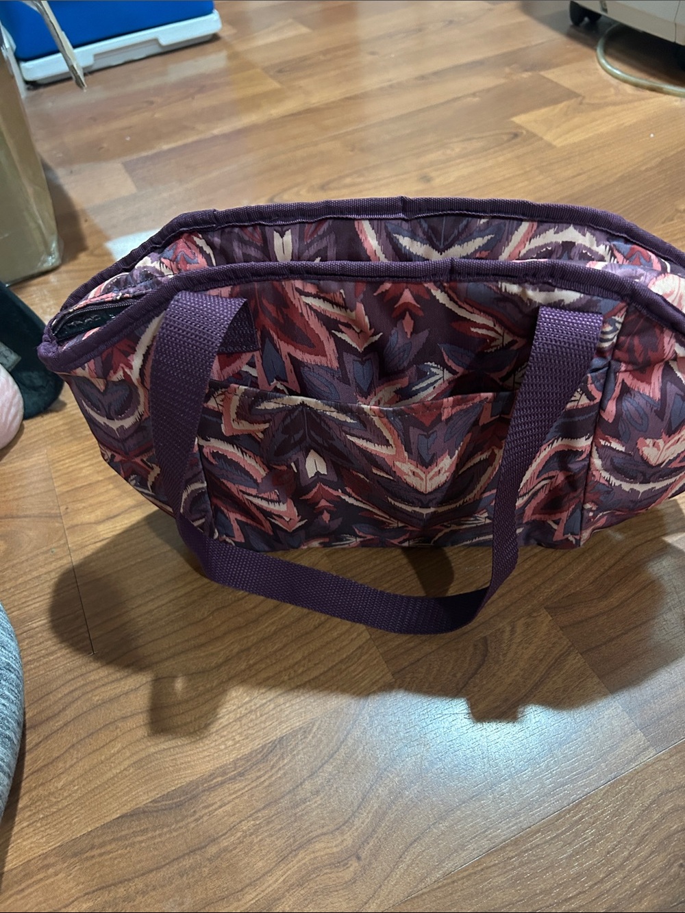 Thirty one Purple Patterned Women's Tote Bag
